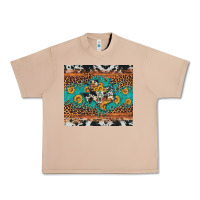 Burro bull skull texas map sunflower leopard cowhide Urban Heavy Tee - Artiststas