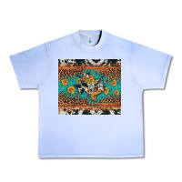 Grape Ice bull skull texas map sunflower leopard cowhide Urban Heavy Tee - Artiststas
