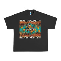 Pigment Black bull skull texas map sunflower leopard cowhide Urban Heavy Tee - Artiststas