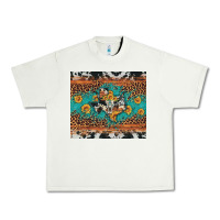 Pistachio bull skull texas map sunflower leopard cowhide Urban Heavy Tee - Artiststas
