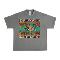 Tornado bull skull texas map sunflower leopard cowhide Urban Heavy Tee - Artiststas