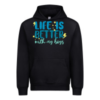 Life Is Better With My Boys Urban Hoodie | Teevron