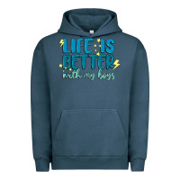 Pigment Midnight Navy life is better with my boys Urban Hoodie - MaliasSmallBusiness