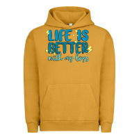 Pigment Peanut Butter life is better with my boys Urban Hoodie - MaliasSmallBusiness