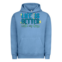 Pigment Pebble Blue life is better with my boys Urban Hoodie - MaliasSmallBusiness