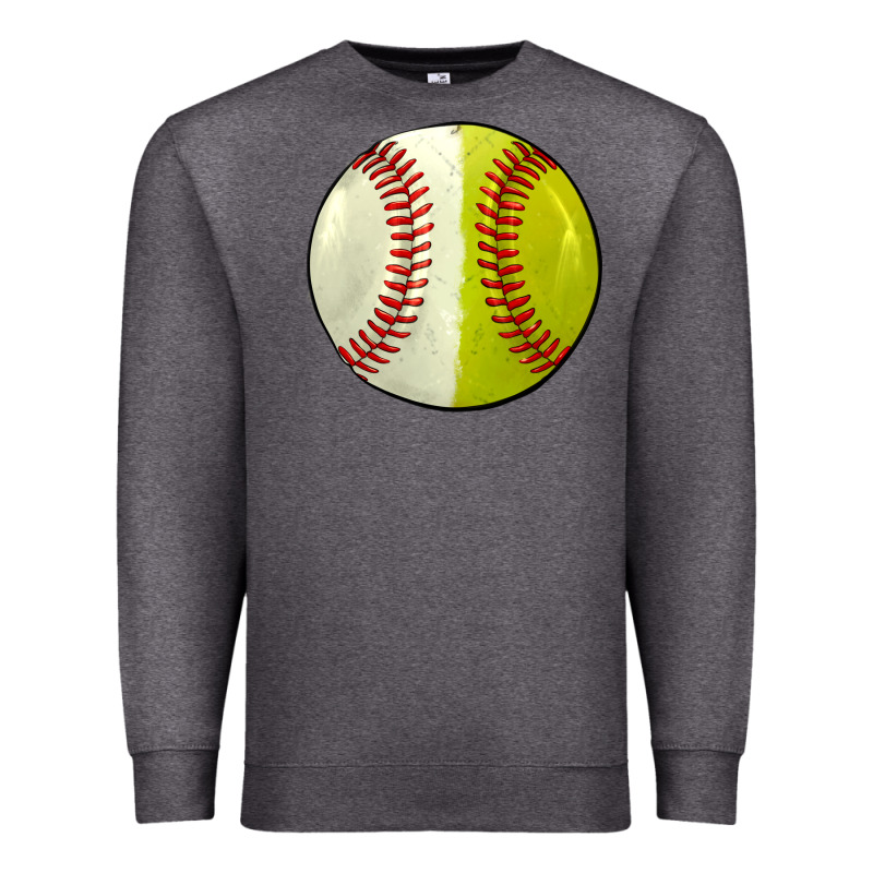 Half Baseball Softball Premium Sweatshirt by JahusDesignShop | Teevron