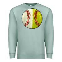 Seafoam half baseball softball Premium Sweatshirt - JahusDesignShop