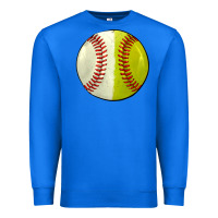 True Royal half baseball softball Premium Sweatshirt - JahusDesignShop
