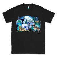 Black wolf coffee cups Classic Tee - Zillion Design Studio