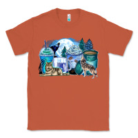 Copper wolf coffee cups Classic Tee - Zillion Design Studio