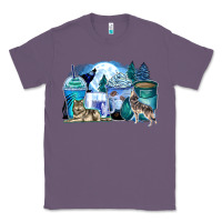 Lavender wolf coffee cups Classic Tee - Zillion Design Studio