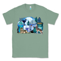 Sage wolf coffee cups Classic Tee - Zillion Design Studio