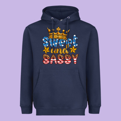 Usa Sweet And Sassy Heavyweight Hoodie Designed By Hra Design Shop