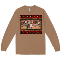 Toasted Coconut hohoho christmas cows Long Sleeve Tee - RanaPortraitStore