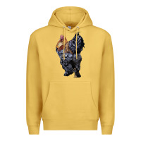 Antique Gold Brahma Rooster Premium Hoodie - LillyAllenDesigns