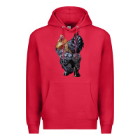 Cardinal Brahma Rooster Premium Hoodie - LillyAllenDesigns