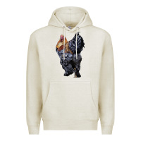 Oatmeal Heather Brahma Rooster Premium Hoodie - LillyAllenDesigns