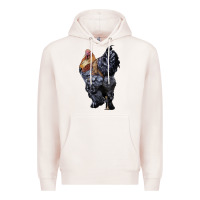 Pale Pink Brahma Rooster Premium Hoodie - LillyAllenDesigns