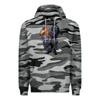 Slate Camo Brahma Rooster Premium Hoodie - LillyAllenDesigns