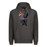 Smoke Brahma Rooster Premium Hoodie - LillyAllenDesigns