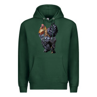 Sports Green Brahma Rooster Premium Hoodie - LillyAllenDesigns