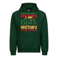 Forest Green i am black history Urban Hoodie - MaliasSmallBusiness