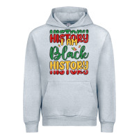 Heather Grey i am black history Urban Hoodie - MaliasSmallBusiness