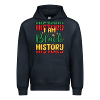 Navy i am black history Urban Hoodie - MaliasSmallBusiness