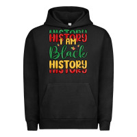 Pigment Black i am black history Urban Hoodie - MaliasSmallBusiness
