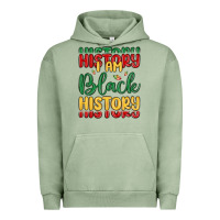 Pigment Oil Green i am black history Urban Hoodie - MaliasSmallBusiness