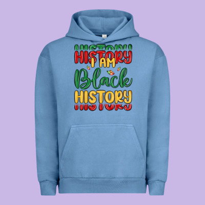 I Am Black History Urban Hoodie Designed By Maliassmallbusiness