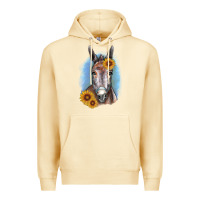 Pina Colada Sunflower Donkey Premium Hoodie - RanaPortraitStore