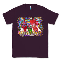 Plum Happy Easter Roosters Classic Tee - RanaPortraitStore