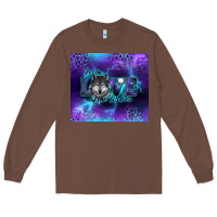 Chestnut for the love of the wolves Long Sleeve Tee - RanaPortraitStore