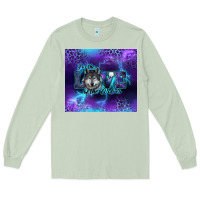 Matcha for the love of the wolves Long Sleeve Tee - RanaPortraitStore