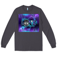 Smoke for the love of the wolves Long Sleeve Tee - RanaPortraitStore