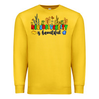 Lemon neurodiversity is beautiful Premium Sweatshirt - JahusDesignShop