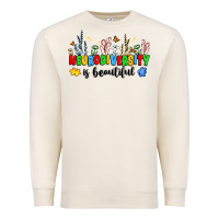 Sandshell neurodiversity is beautiful Premium Sweatshirt - JahusDesignShop