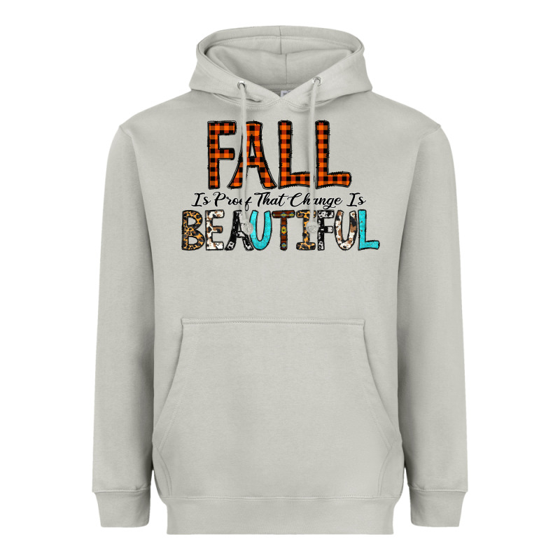 Fall Is Proof That Change Is Beautiful Heavyweight Hoodie by CowhideDigitalArt | Teevron