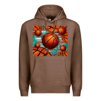 Chestnut basketball leopard serape tumbler Premium Hoodie - Jasminsmagicworld