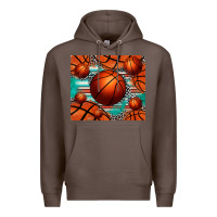 Coffee basketball leopard serape tumbler Premium Hoodie - Jasminsmagicworld