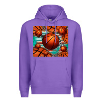 Purple basketball leopard serape tumbler Premium Hoodie - Jasminsmagicworld