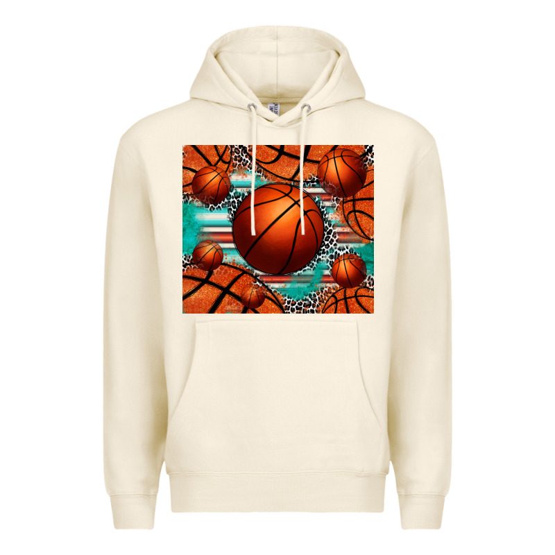 Basketball Leopard Serape Tumbler Premium Hoodie by Jasminsmagicworld | Teevron