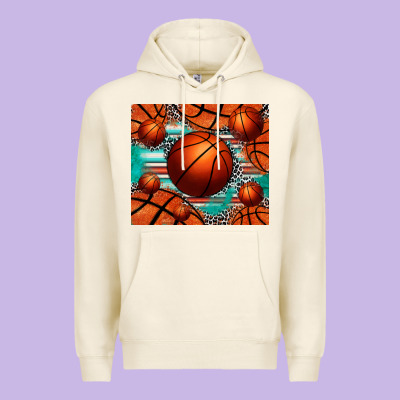 Basketball Leopard Serape Tumbler Premium Hoodie Designed By Jasminsmagicworld