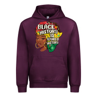 Mauve Wine black history is world history Urban Hoodie - MaliasSmallBusiness