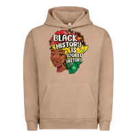 Pigment Burro black history is world history Urban Hoodie - MaliasSmallBusiness