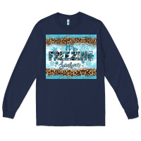 Navy its freezing Long Sleeve Tee - RanaPortraitStore