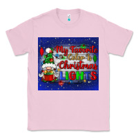 Bubblegum Pink my favorite color is Christmas lights Classic Tee - BundleAndBundleShop