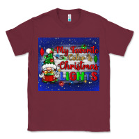 Burgundy my favorite color is Christmas lights Classic Tee - BundleAndBundleShop