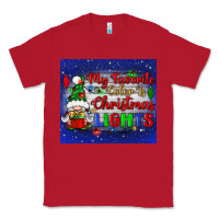 Red my favorite color is Christmas lights Classic Tee - BundleAndBundleShop